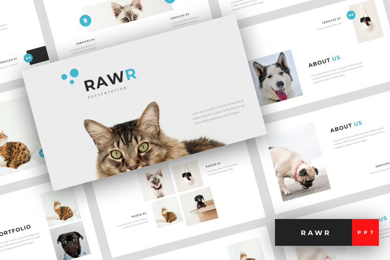 rawr-a-pet-service-powerpoint-template