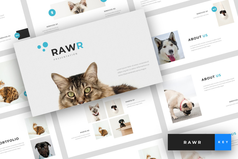 rawr-a-pet-service-keynote-template