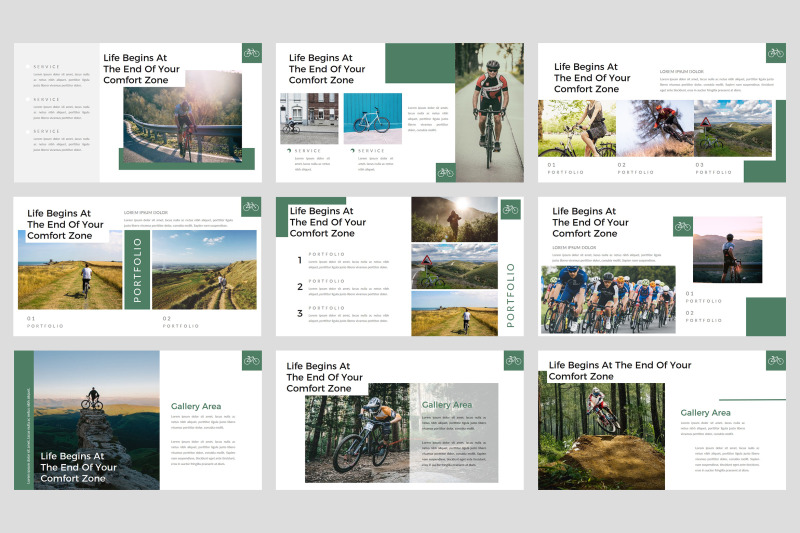 bicyclette-bicycle-google-slides-template