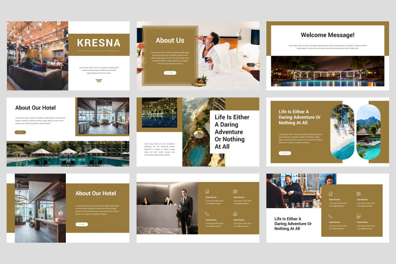 kresna-hotel-google-slides-template