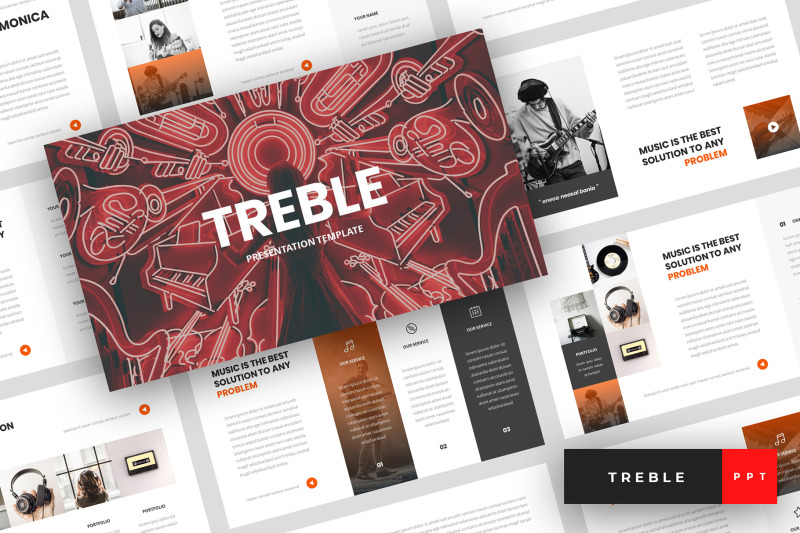 treble-music-powerpoint-template