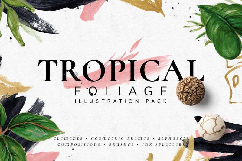 tropical-foliage-illustration-pack