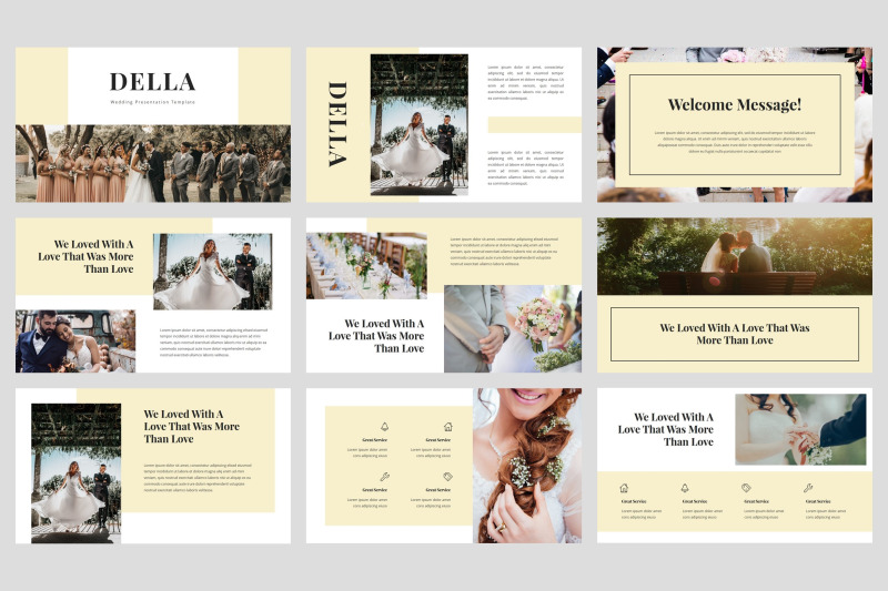 della-wedding-powerpoint-template