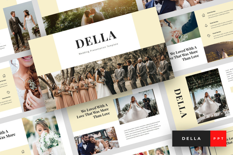 della-wedding-powerpoint-template