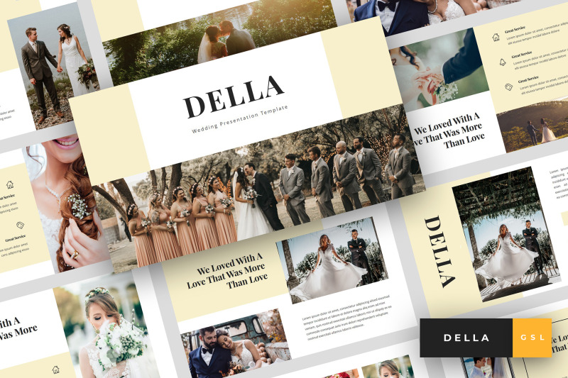 della-wedding-google-slides-template