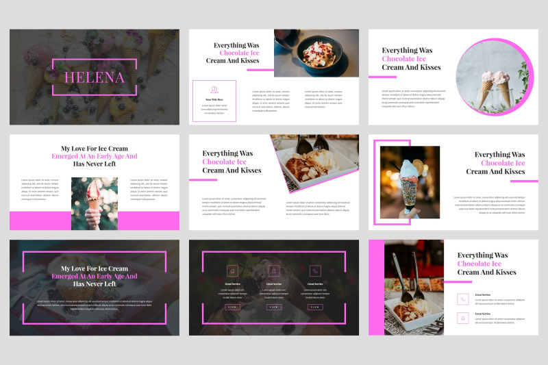 helena-ice-cream-keynote-template