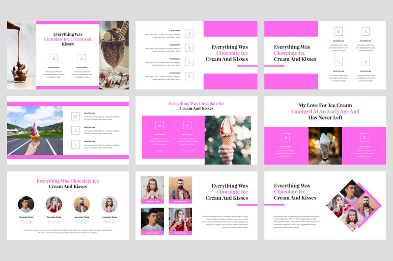 helena-ice-cream-keynote-template