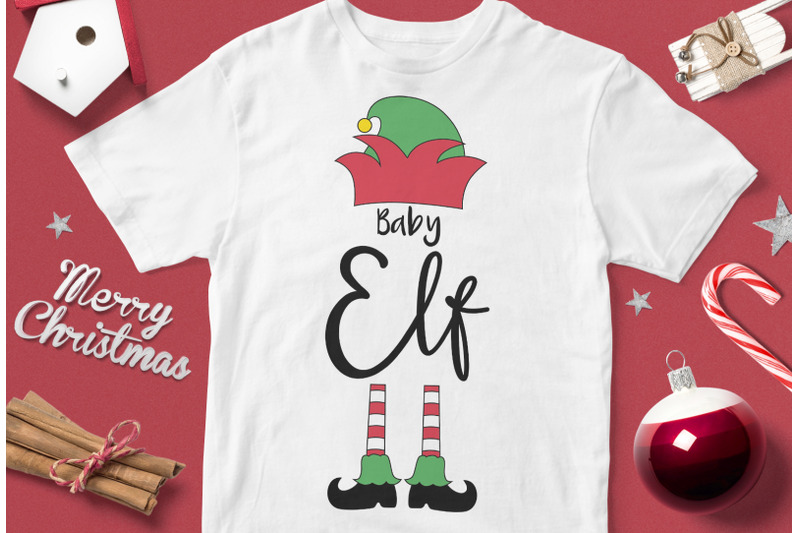 Download Baby Elf - funny christmas quotes svg By cuttingsvg | TheHungryJPEG.com