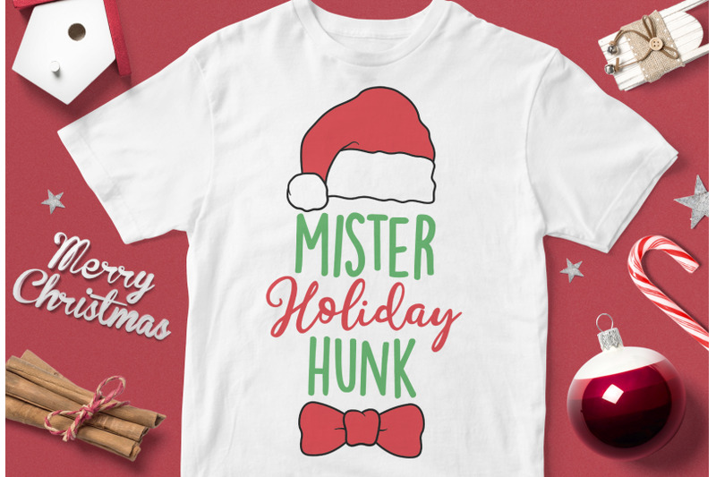 mister-haliday-hunk-funny-christmas-quotes-svg