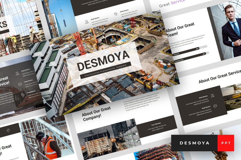 desmoya-construction-powerpoint-template