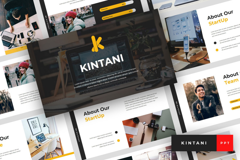 kintani-startup-powerpoint-template