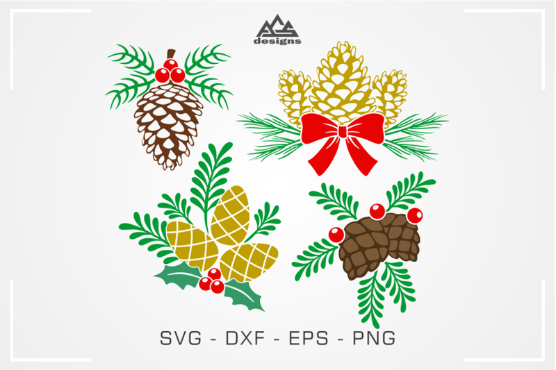 pinecone-christmas-svg-cuttable-design