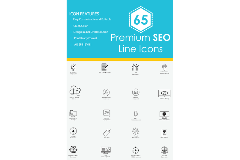 65-premium-seo-line-iconset