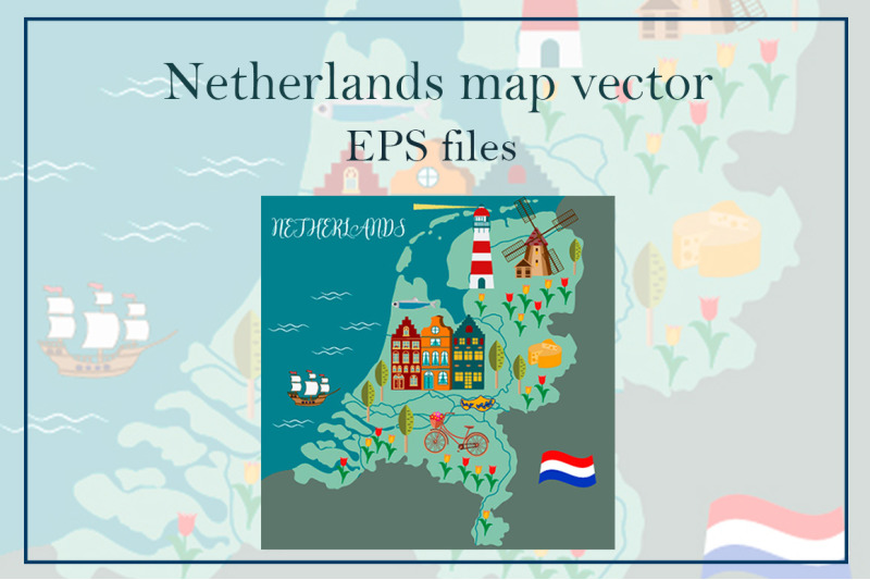 netherlands-vector-map