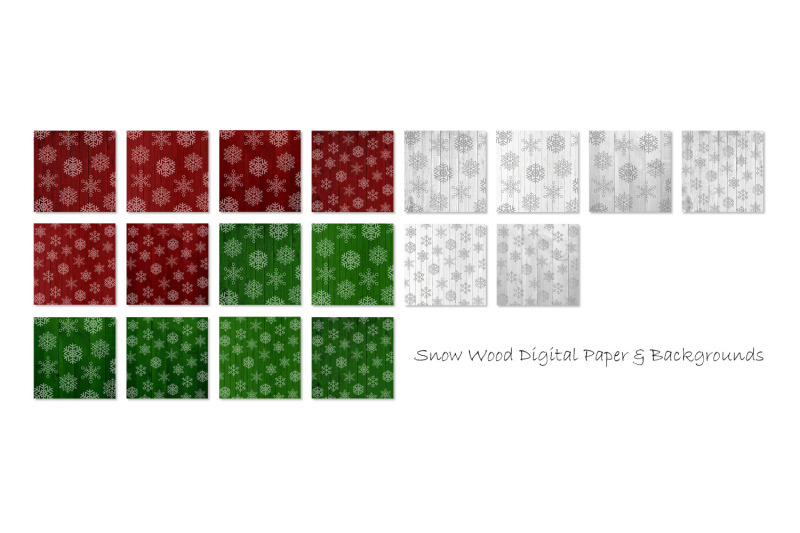 red-amp-green-christmas-snowflake-digital-paper-pack