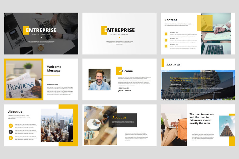 entreprise-business-google-slides-template