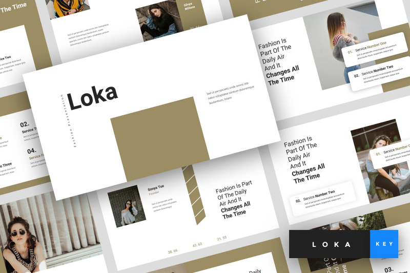 loka-fashion-keynote-template