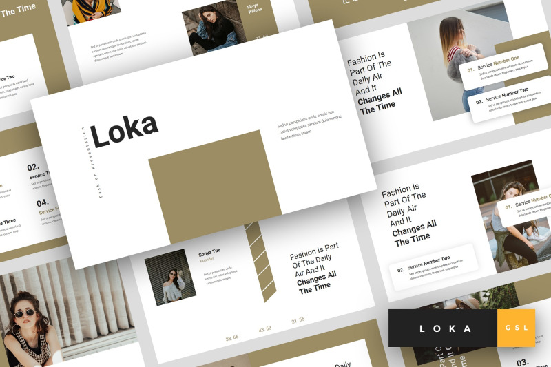 loka-fashion-google-slides-template