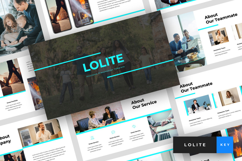 lolite-insurance-keynote-template