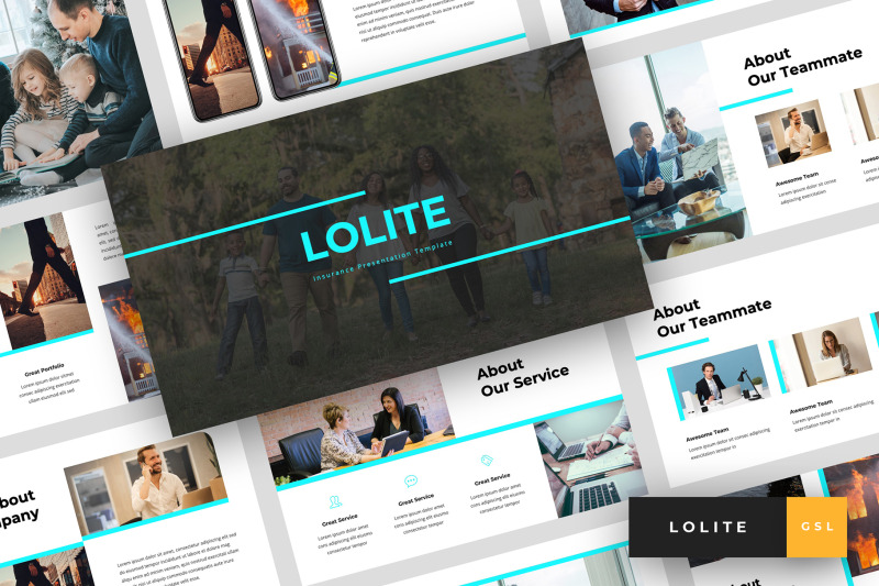 lolite-insurance-google-slides-template