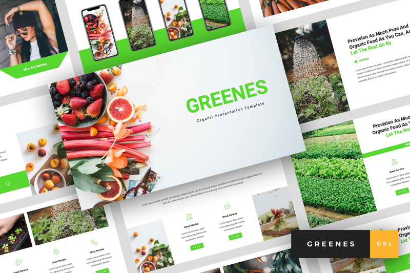greenes-organic-google-slides-template