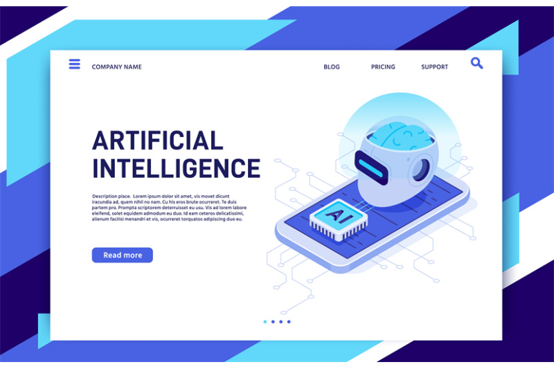 isometric-mobile-artificial-intelligence-ai-smartphone-digital-brain