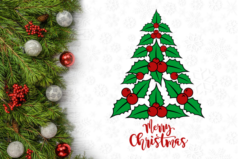 holly-berry-christmas-tree-svg-cuttable-design