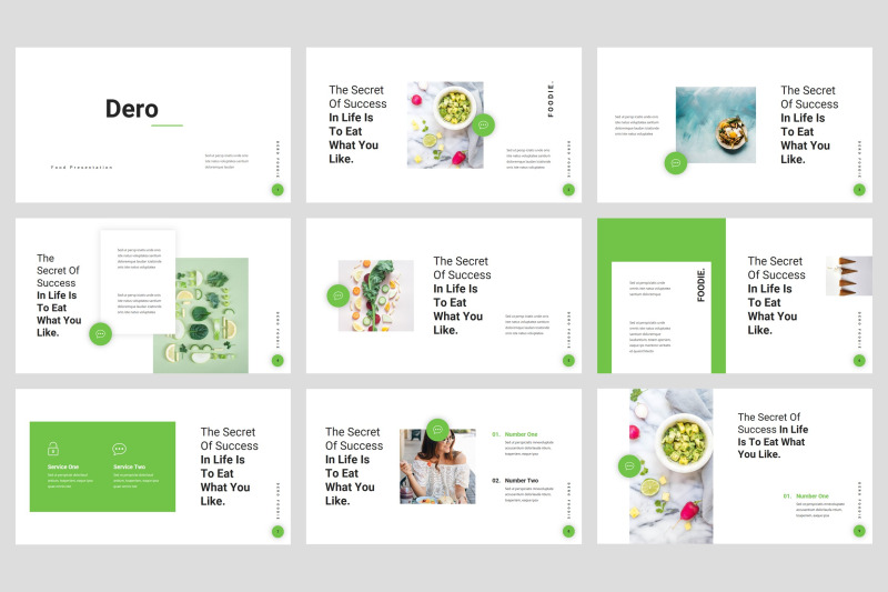 dero-food-google-slides-template