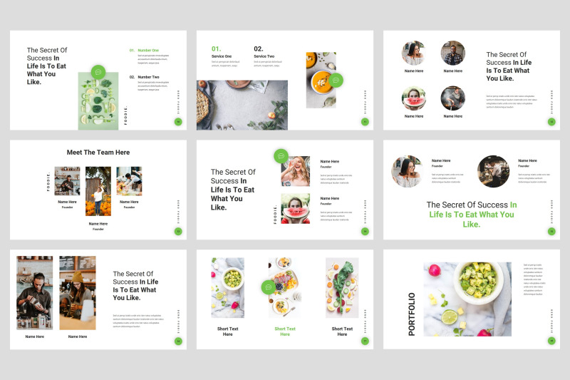 dero-food-google-slides-template