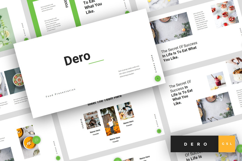 dero-food-google-slides-template