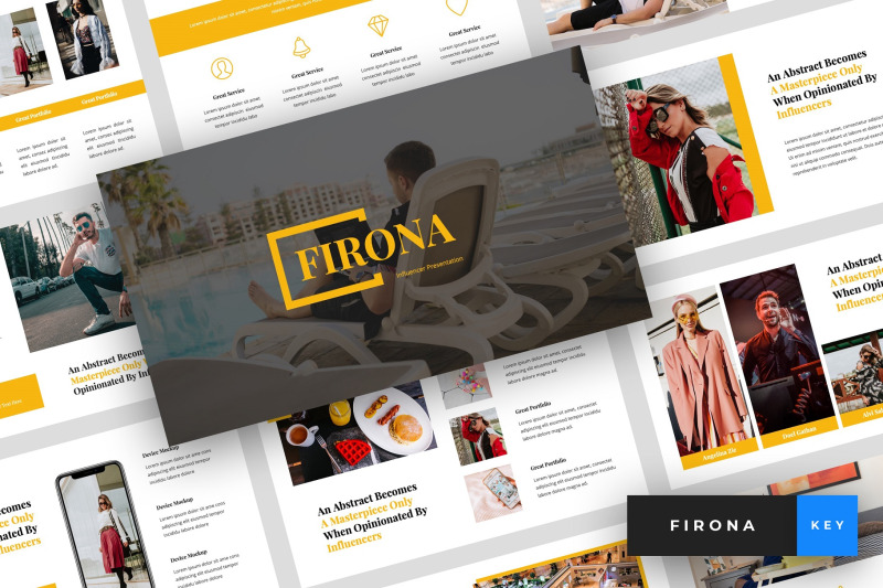 firona-influencer-keynote-template