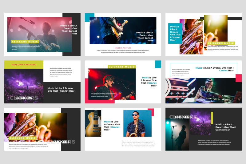 clickers-music-band-powerpoint-template