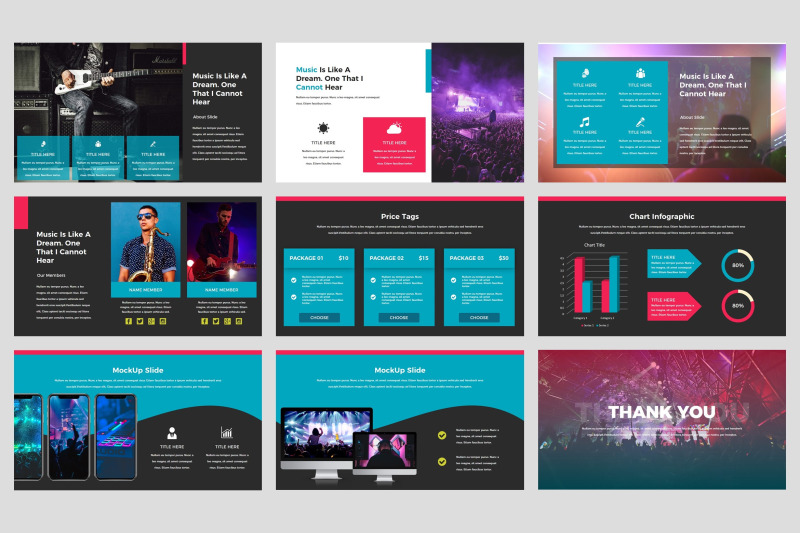 clickers-music-band-keynote-template
