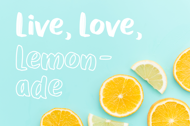 lemons-bright-family-display-font