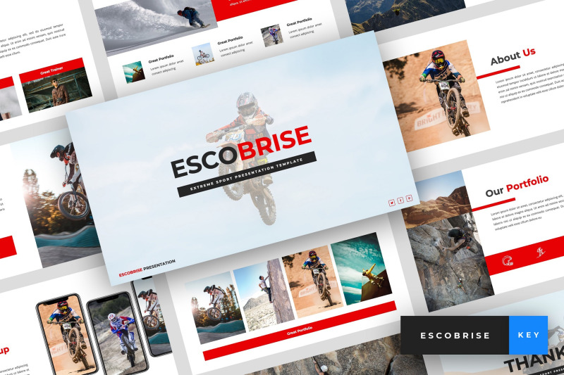 escobrise-extreme-sport-keynote-template