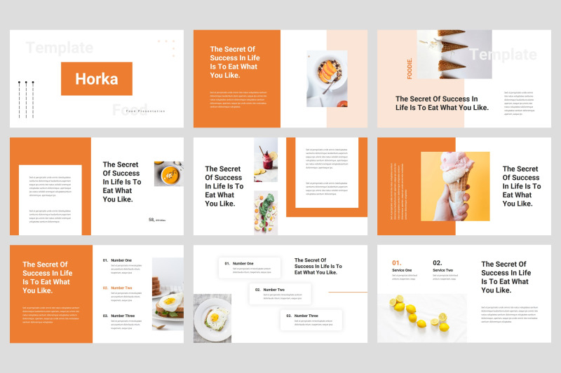 horka-food-google-slides-template