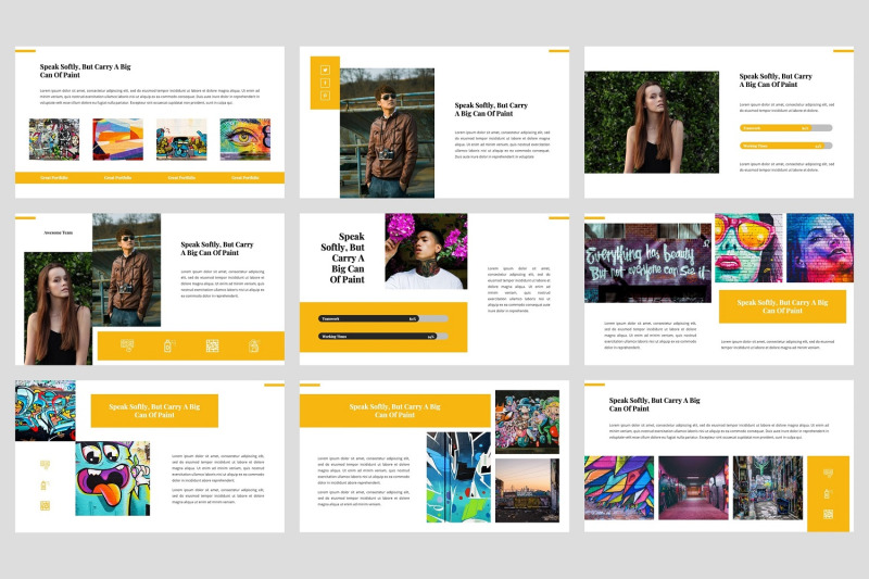 ganes-graffiti-powerpoint-template