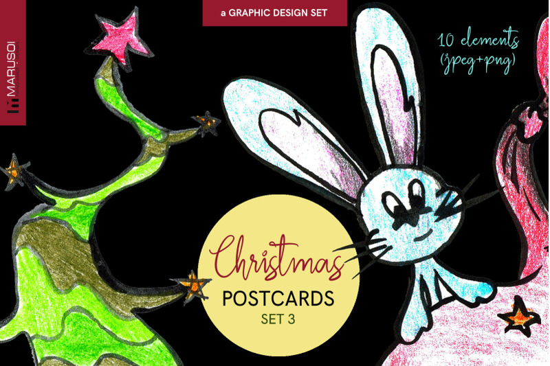 mischievous-christmas-postcards-set-3