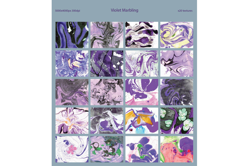 marbling-violet