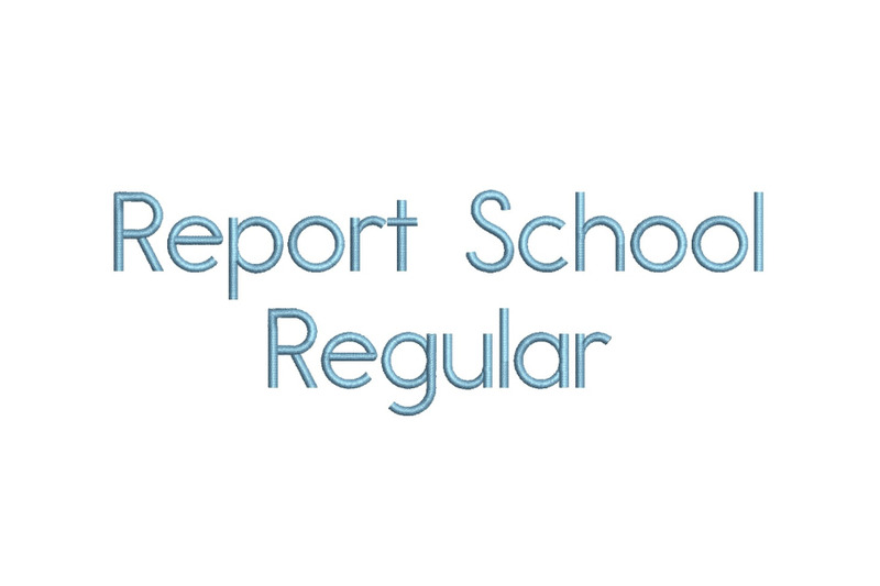 report-school-regular-15-sizes-embroidery-font-rla