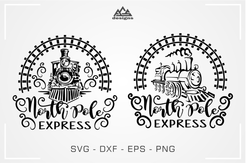 north-pole-express-svg-cuttable-design