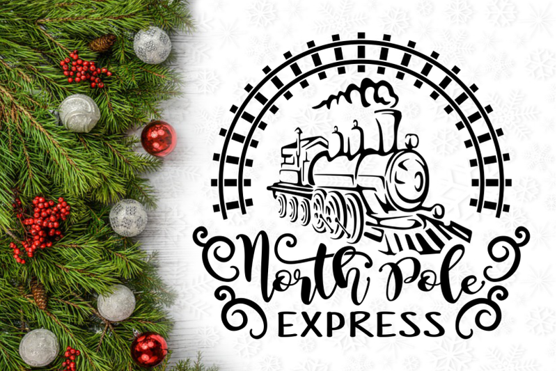 north-pole-express-svg-cuttable-design