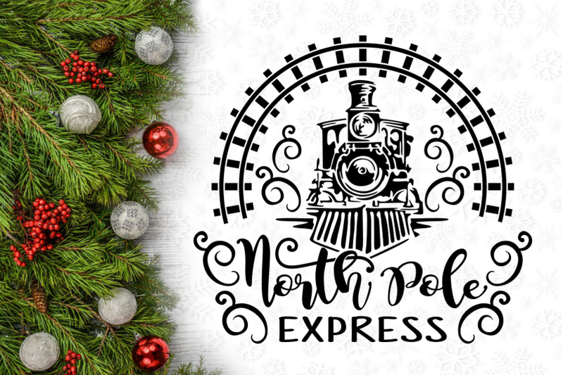 north-pole-express-svg-cuttable-design