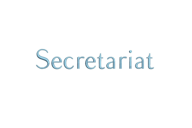 secretariat-15-sizes-embroidery-font