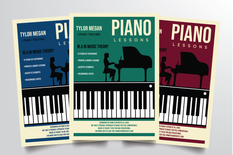 piano-course-flyer-template