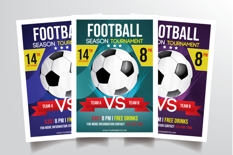 football-tournament-flyer-template