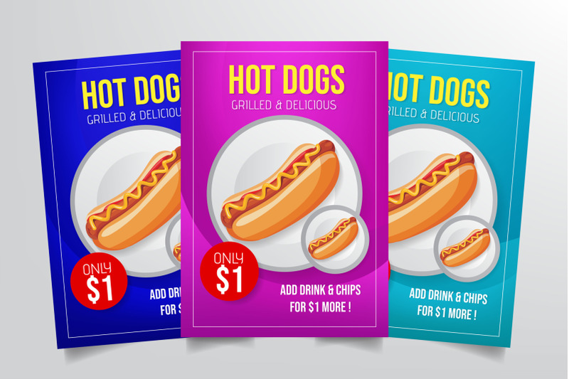 hot-dog-flyer-template