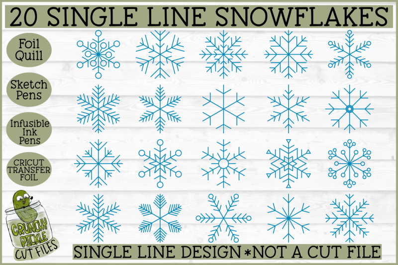 foil-quill-snowflakes-single-line-sketch-svg