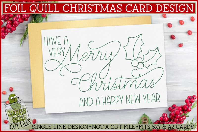 foil-quill-christmas-card-merry-christmas-single-line-svg