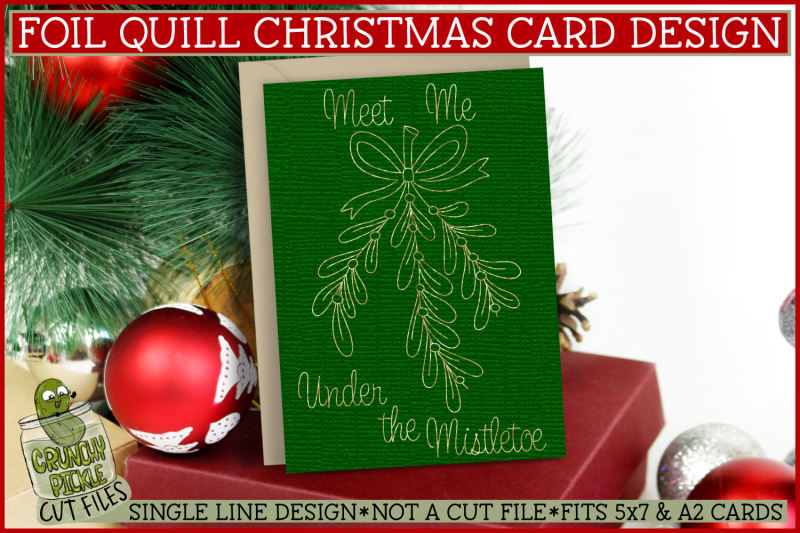 foil-quill-mistletoe-christmas-card-single-line-sketch-svg